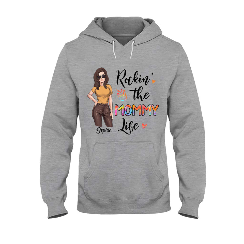 Rockin' The Nana Life - Gift for grandma, mom - Personalized T-shirt And Hoodie