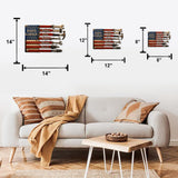 Dad's Garage Flag Wall Art - Personalized Father Cut Metal Sign