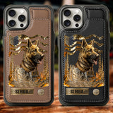 Love My Dog - Personalized German Shepherd Dog Wallet Phone Case