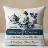Love Books - Personalized Book Throw Pillow