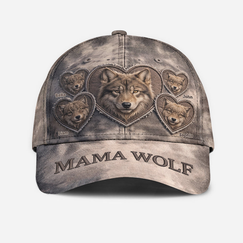 Mama Wolf - Personalized Mother Classic Cap