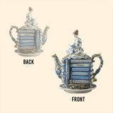 Book & Tea Loving Girl - Personalized Book Custom Shaped Acrylic Plaque