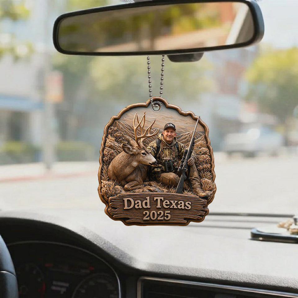 Gift for Hunters - Personalized Hunting Premium 3D Ornament
