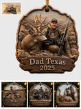 Gift for Hunters - Personalized Hunting Premium 3D Ornament