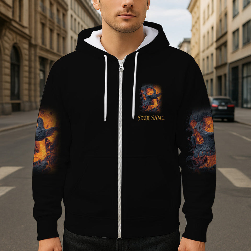 Glowing Skeleton - Personalized Skull All Over Shirt