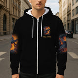 Glowing Skeleton - Personalized Skull All Over Shirt