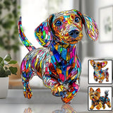 I Love My Dog - Personalized Dog Custom Shaped Acrylic Plaque