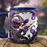 Beautiful Witch - Personalized Witch Accent Mug