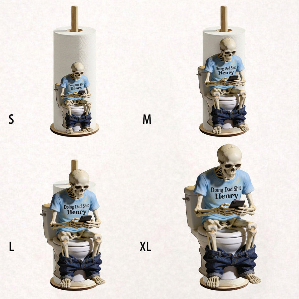 Doing Dad Sh*t - Personalized Father Paper Towel Stand