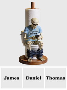 Doing Dad Sh*t - Personalized Father Paper Towel Stand