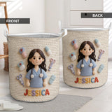 Any Photo Any Theme - Personalized Nurse Storage Basket