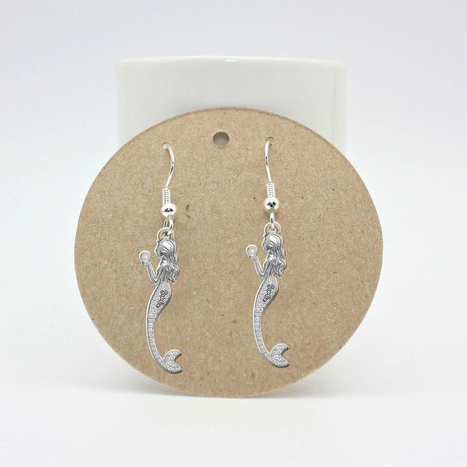 Elegant Mermaid - Personalized Sea Lover Earrings