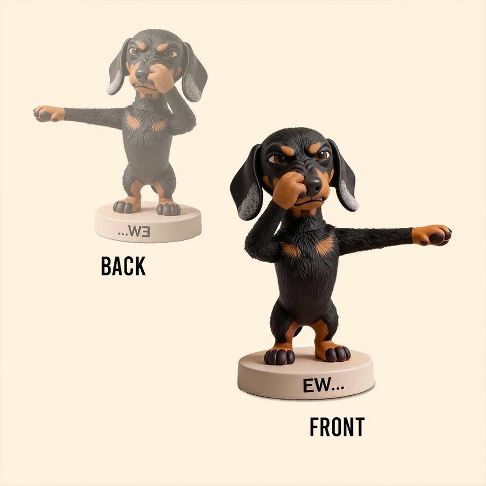 Funny Bathroom Decor - Personalized Dog Custom Shaped Acrylic Plaque
