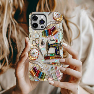 Love Sewing - Personalized Sewing Full Print Phone Case