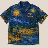 Gogh Fishing - Personalized Fishing Hawaiian Shirt