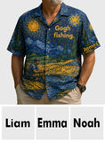 Gogh Fishing - Personalized Fishing Hawaiian Shirt