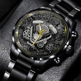 Best Dad Ever - Personalized Biker Hand Watch