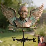 When The Wind Blows Know That I'm Near - Personalized Memorial Weather Vane