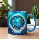 Love Turtle - Personalized Turtle Accent Mug