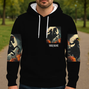 Hello Darkness - Personalized Skull All Over Shirt