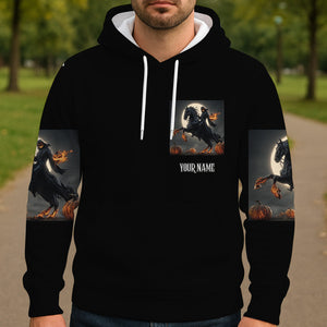 Hello Darkness - Personalized Skull All Over Shirt
