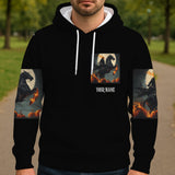 Hello Darkness - Personalized Skull All Over Shirt