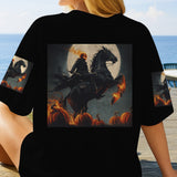 Hello Darkness - Personalized Skull All Over Shirt