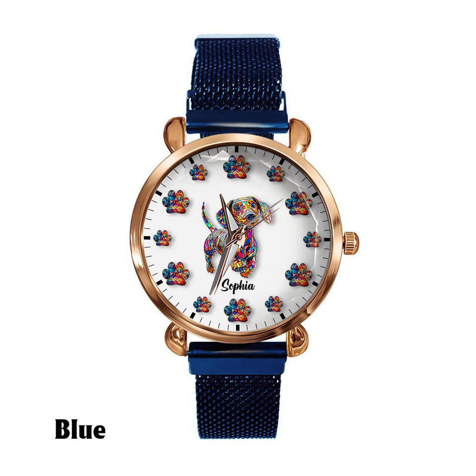 I Love My Dog - Personalized Dog Women Hand Watch