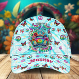 Running Against The Wind - Personalized Hippie Classic Cap