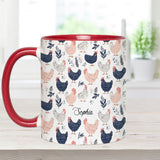 Cute Chicken - Personalized Chicken Accent Mug