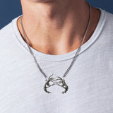 Till Death Do Us Part - Personalized Skull Custom Shaped Pendant Necklace