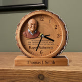 Never Underestimate The Difference You’ve Made, And The Lives You’ve Touched - Personalized Retired Desk Clock Plaque