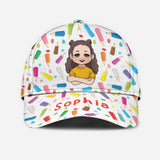 Cute Kid Crayon Doodle - Personalized Kid Classic Cap