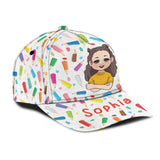 Cute Kid Crayon Doodle - Personalized Kid Classic Cap