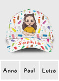 Cute Kid Crayon Doodle - Personalized Kid Classic Cap