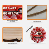 Best Custom Gift For Couple - Personalized Couple Custom Shaped Wood Sign