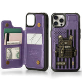 Proud Police - Personalized Police Officer Wallet Phone Case