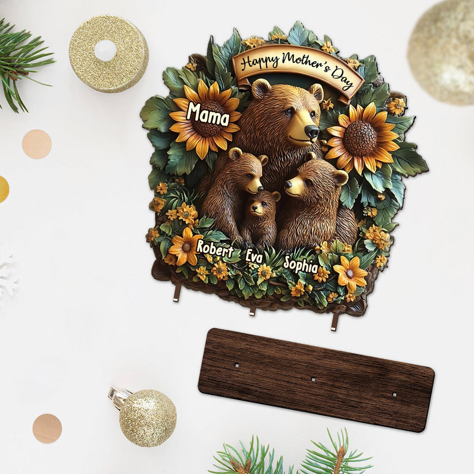 Mama Bear - Personalized Mother 1 Layered Big Freestanding