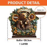 Mama Bear - Personalized Mother 1 Layered Big Freestanding