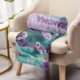 This Grandma Belongs To - Personalized Grandma Blanket