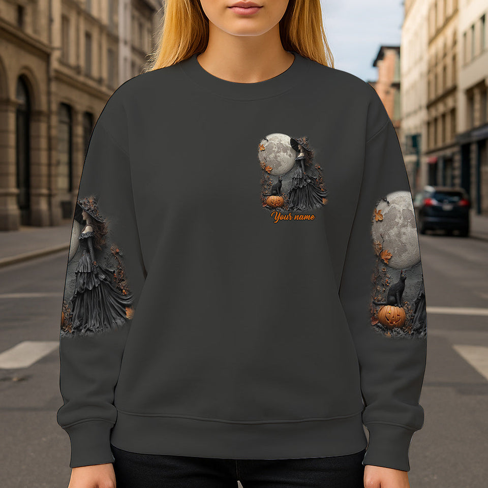 Beautiful Witch - Personalized Witch All Over Shirt