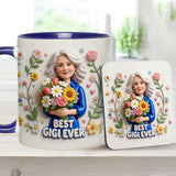 Custom Any Photo - Personalized Mother Accent Mug & Coaster