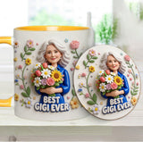 Custom Any Photo - Personalized Mother Accent Mug & Coaster
