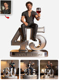 Custom Any Photo Birthday Gift - Personalized Birthday Custom Shaped Acrylic Plaque