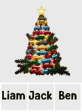 Cars Christmas - Personalized Kid Acrylic LED Night Light