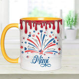 Blessed Grandma - Personalized Grandma Accent Mug