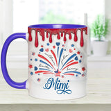 Blessed Grandma - Personalized Grandma Accent Mug