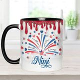 Blessed Grandma - Personalized Grandma Accent Mug