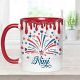 Blessed Grandma - Personalized Grandma Accent Mug