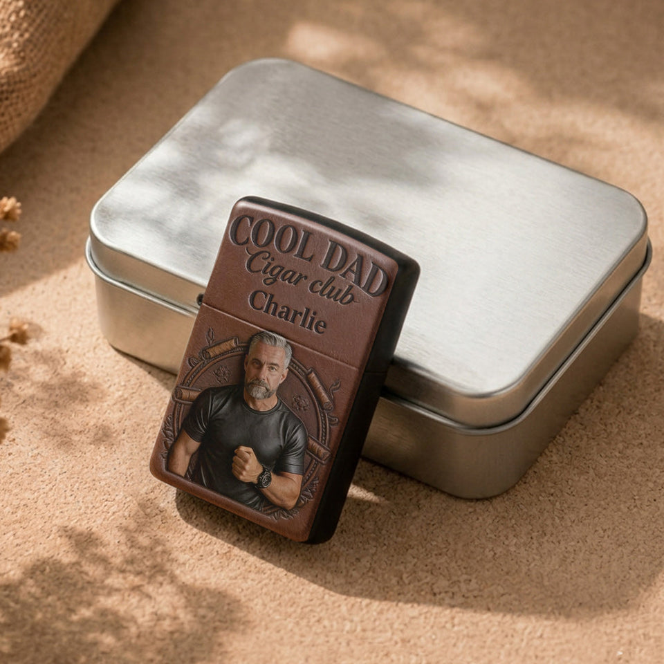 Custom Any Photo - Personalized Father Lighter